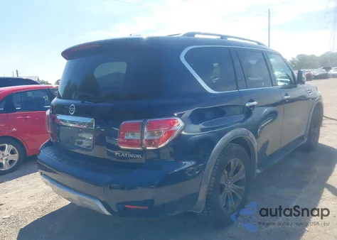 2017 Nissan Armada Platinum z USA, uszkodzony, nr VIN JN8AY2NEXH9706479